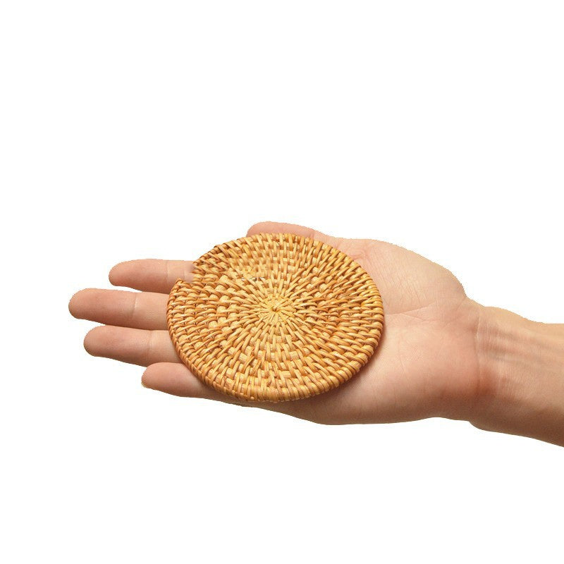 Hand Woven Potholder Kitchen Placemat Kung Fu Tea Set Accessories