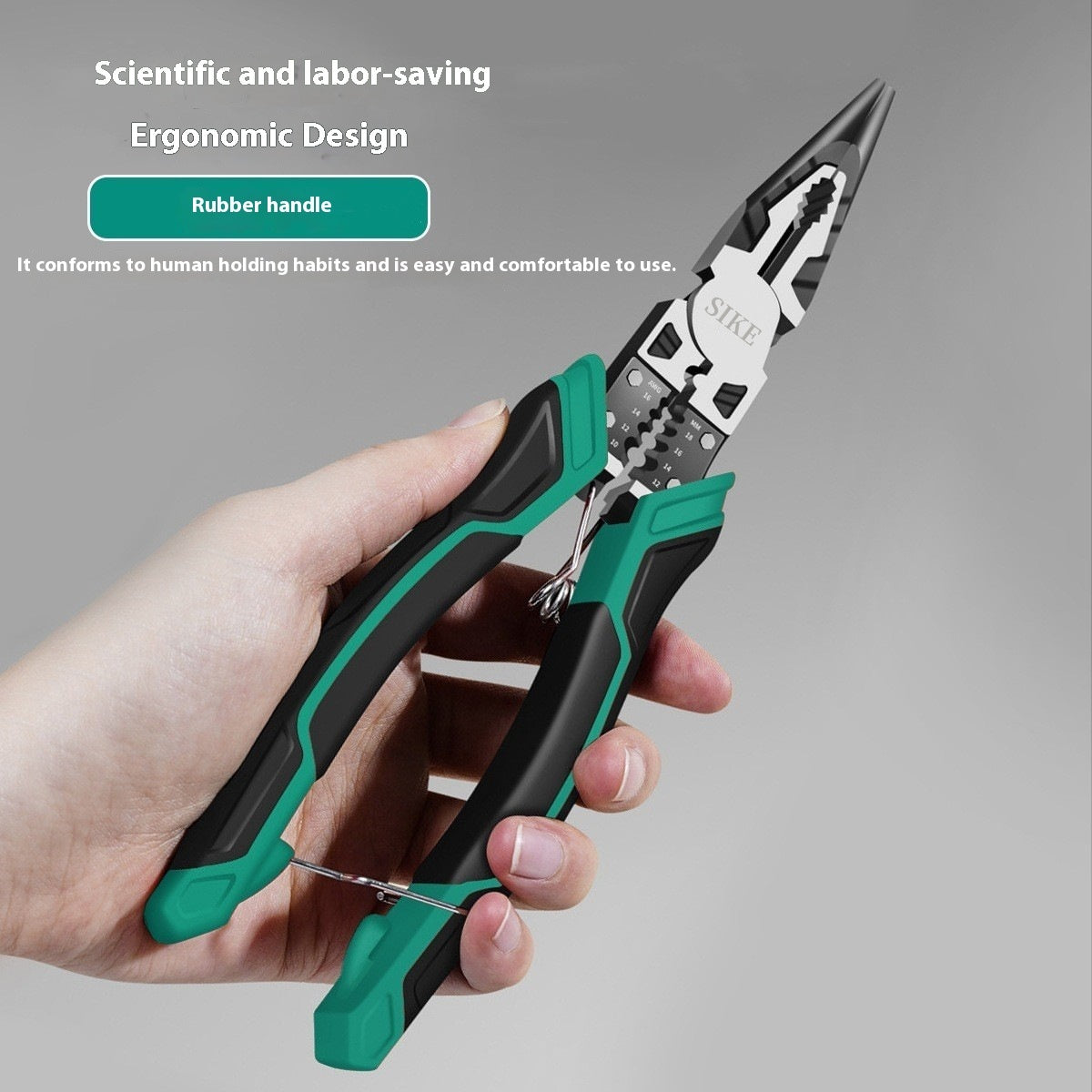 Oblique Wire Stripping Pointed Pliers Industrial Grade Shear Steel Wire